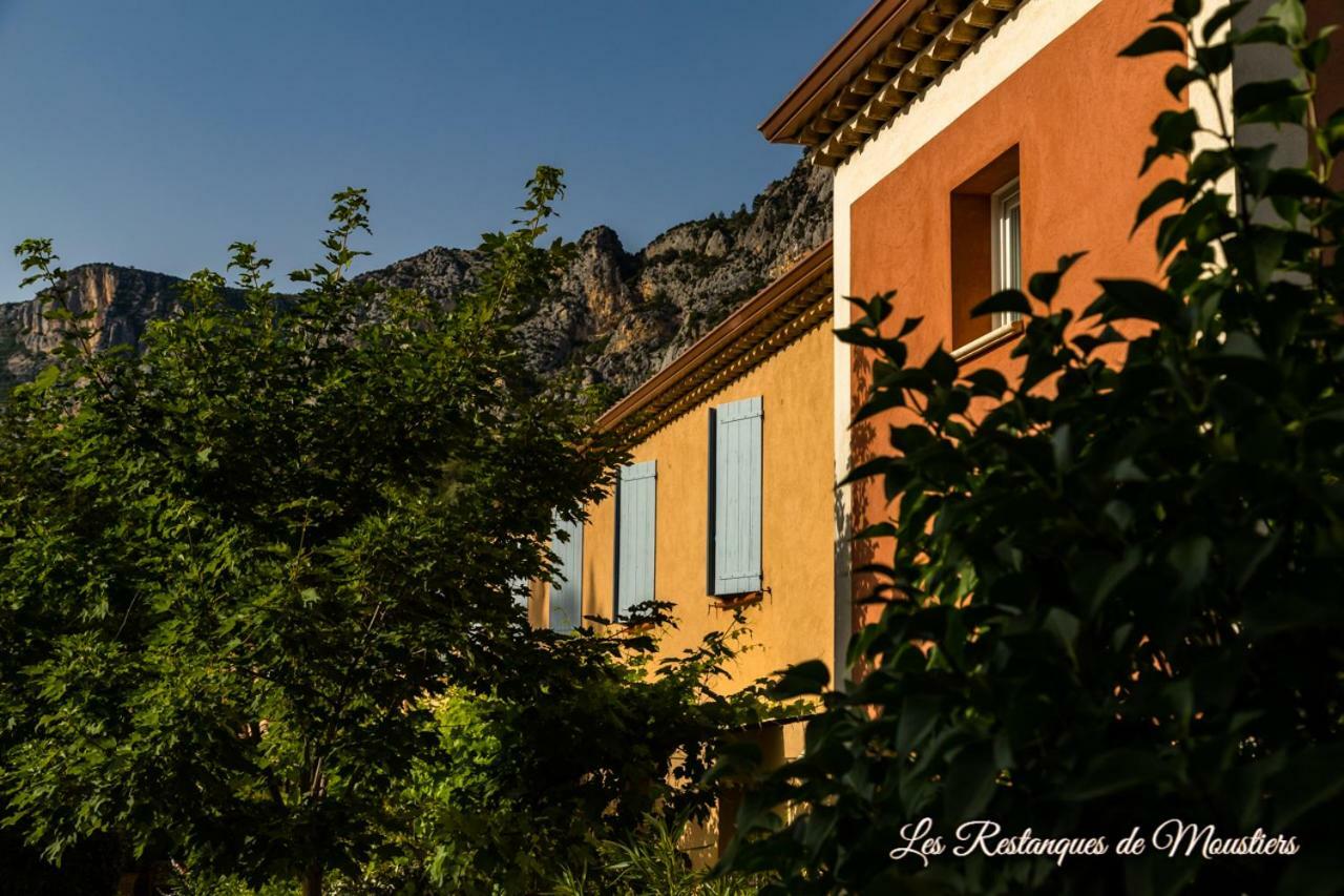 Hotel Les Restanques De Moustiers Exteriér fotografie